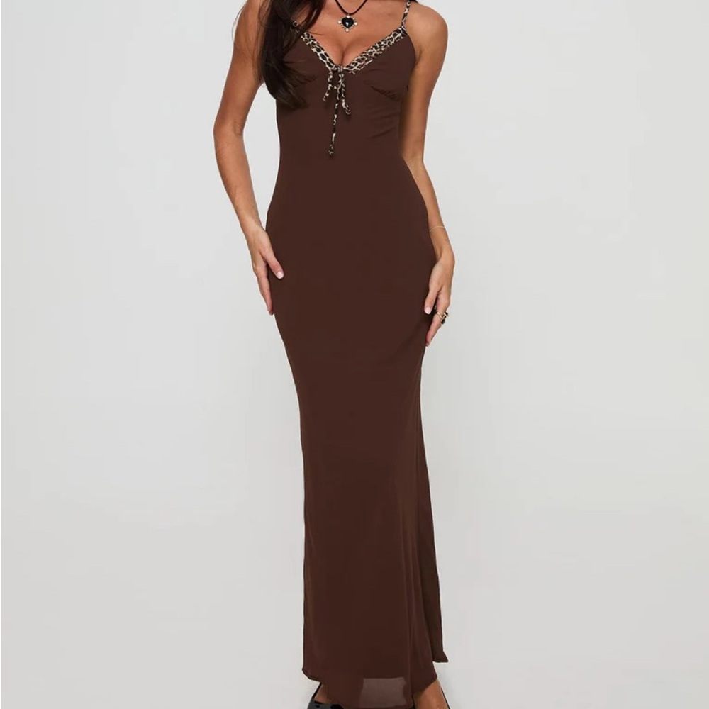 Princess Polly Brown Maxi Dress